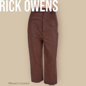 NWT RICK OWENS 40 4 Babel Bolans CLW Pants SS 19 in Blood